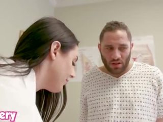 Trickery - medic Angela White fucks the wrong patient